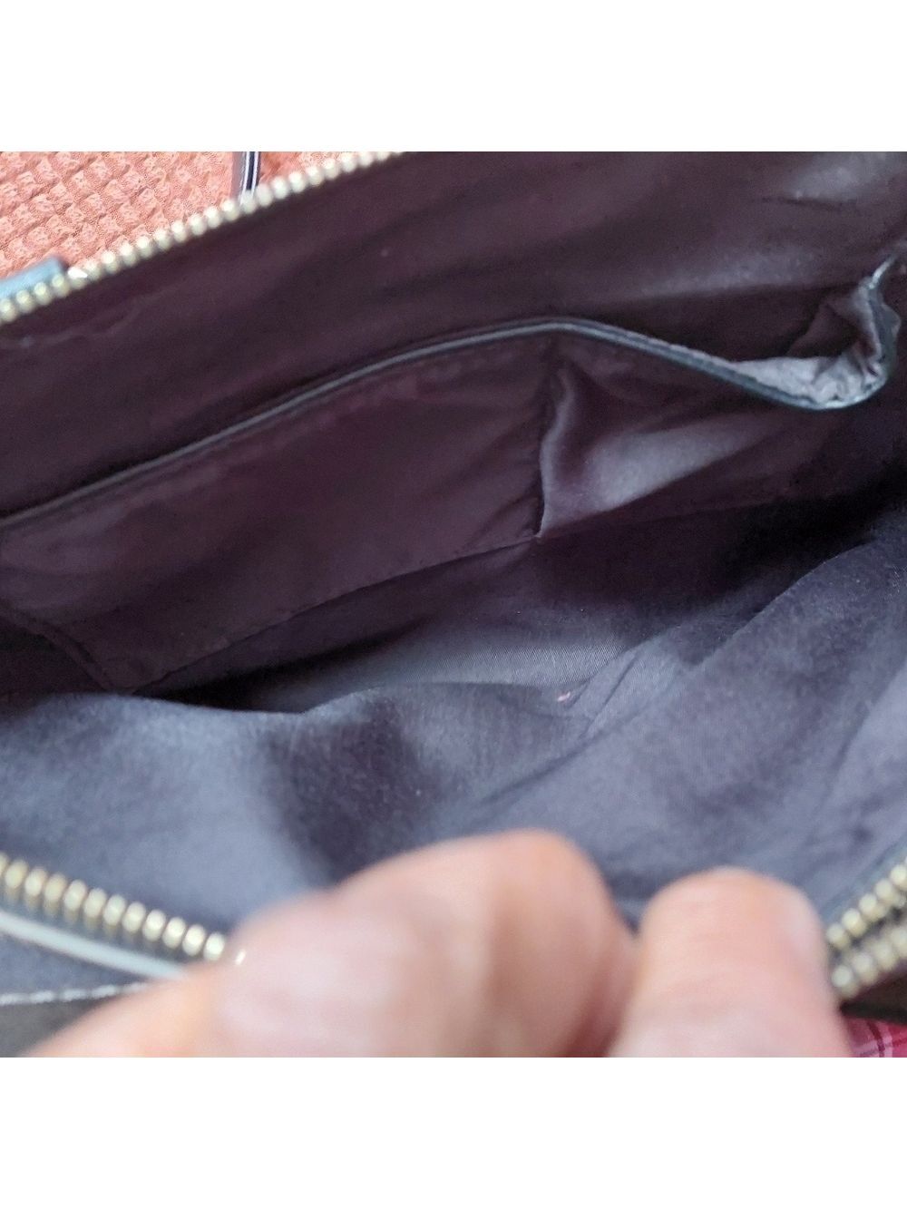 Taupe Large Formed Shell Bag - Picture 8 of 16